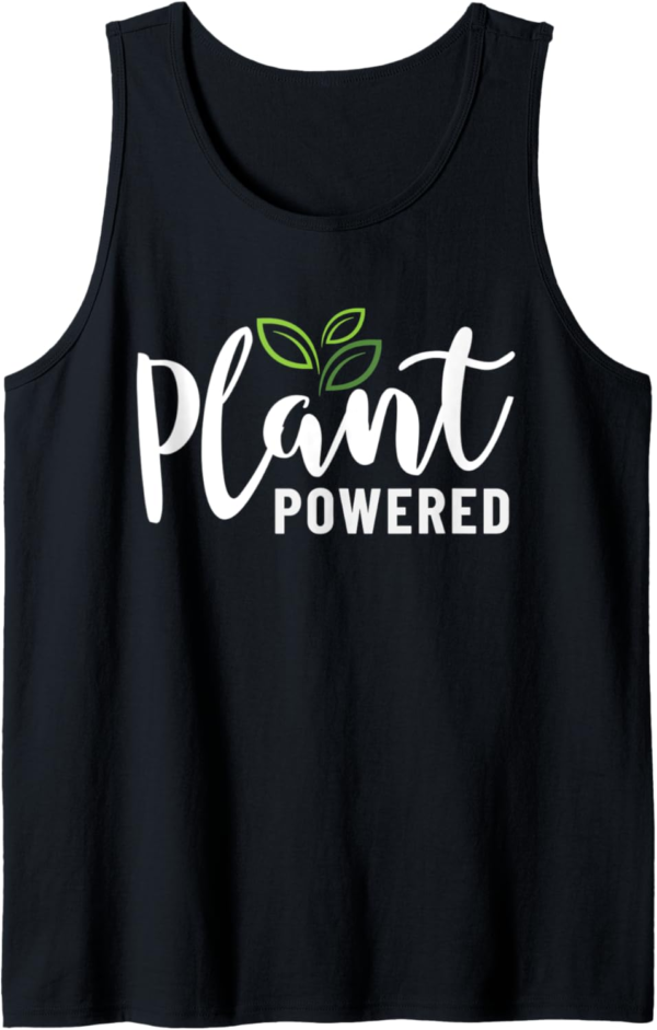 Vegan Plant Based Diet Gift Plant Powered Tank Top - Image 2